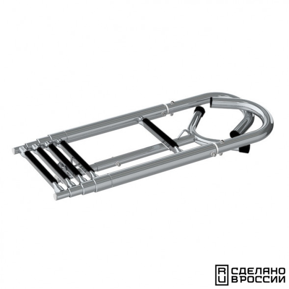 Трап телескопический носовой, 5 черных ступени (ширина 275 мм.)