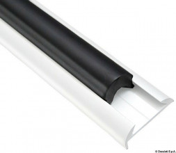 Вставка из ПВХ черная, бухта 24 м.