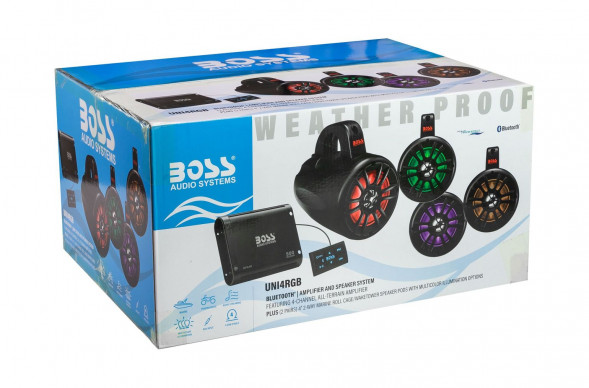 Морская аудиосистема на таргу BOSS BPS4B, MRWT40RGB.4 (упаковка из 4 шт.)