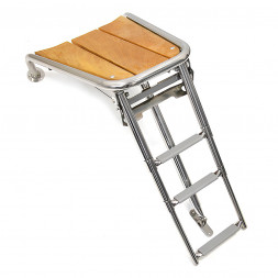 Платформа носовая с трапом 3 ступени серые