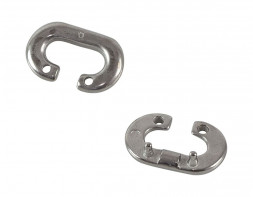 Звено цепи соединительное 6 мм, нержавеющее