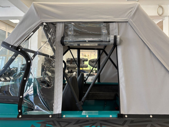 Моторная лодка, Триера 470 FISH, бирюзовый с Suzuki DF70ATL