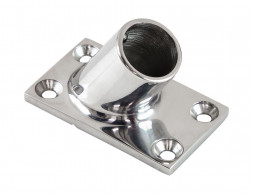 Основание стойки леера 1&quot;(25,4 мм), 60 град, прямоугольное