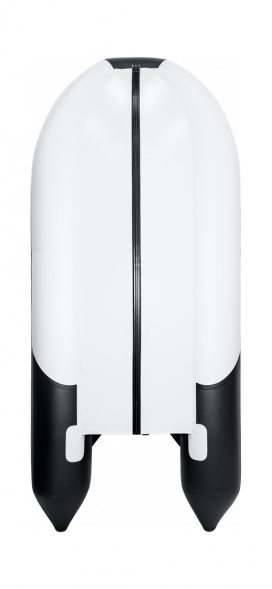 Надувная лодка ПВХ, Ривьера Компакт 3600 СК Комби, светло-серый/черный