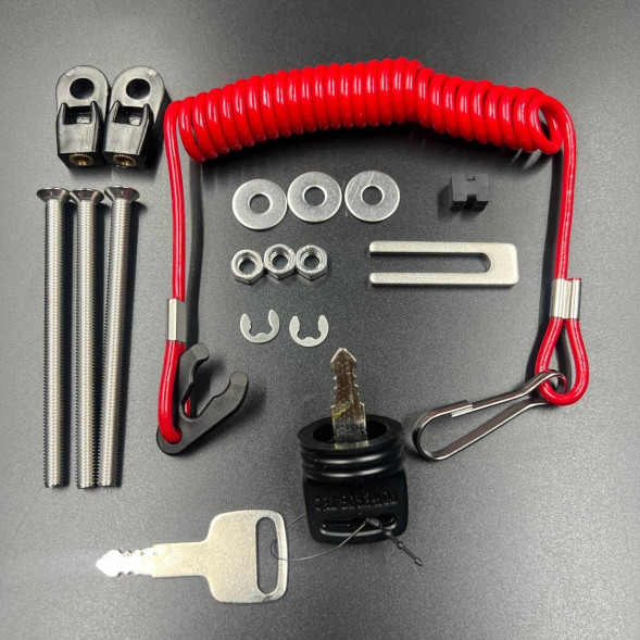 Дистанционное управление Yamaha 703 (С кнопкой гидроподъема) (Толкающая) (10Pin) (PWB)