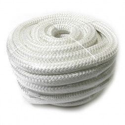 Плетеный швартовый трос 25мм*20м белый