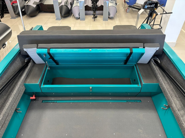 Моторная лодка, Триера 470 FISH, бирюзовый с Suzuki DF60ATL