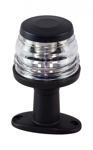 Огонь топовый на стойке 4&quot;, черный, пластиковый, 12 В, LED, Ba15d