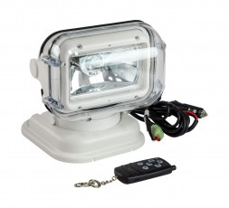 Прожектор стационарный галогеновый с беспроводным пультом управления, белый