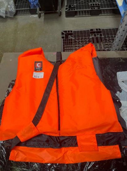 Жилет страховочный универсальный COMFORT BASE 80-110 кг, уцененный