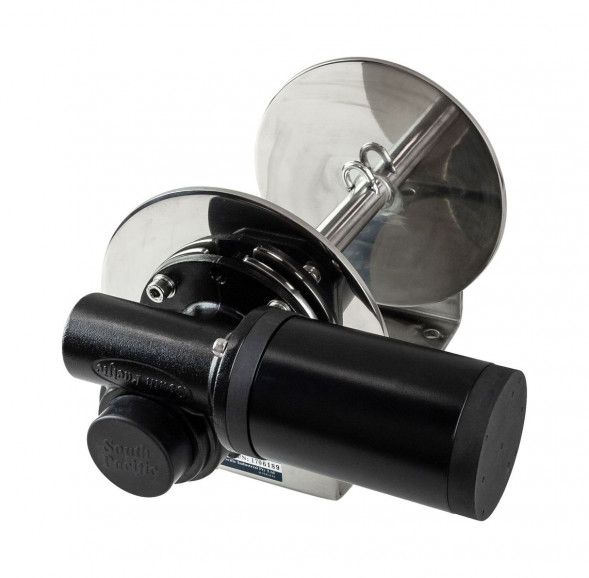 Лебедка якорная DW700, 12 В, для судов от 4.5 до 6 м, барабанная (упаковка из 2 шт.)