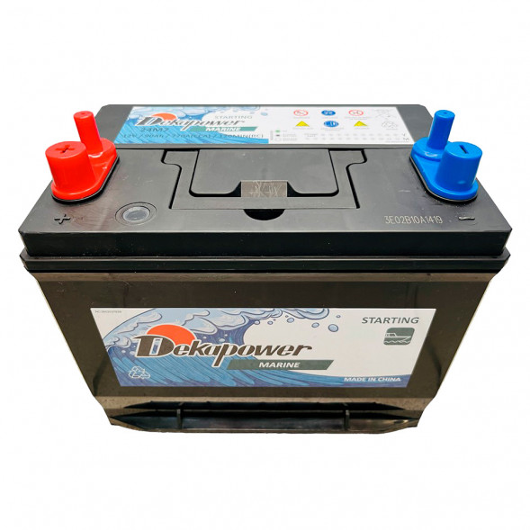 Аккумулятор лодочный DEKAPOWER Marine 24M7, 90 Ач, 12V (стартерный)