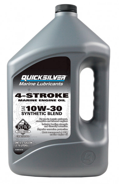Полусинтетическое масло QUICKSILVER 10W30, 4л.