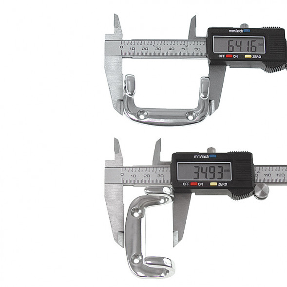 Крючок для одежды 36х65мм сталь