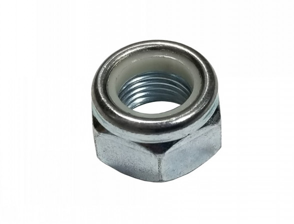 Гайка самоконтрящаяся, с нейлоновой вставкой M16 x 1,5 ZN, оцинкованная