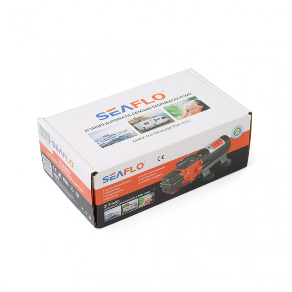 Помпа водоподающая SeaFlo мембранная, 12V 4.3 л/мин, 2.4 BAR