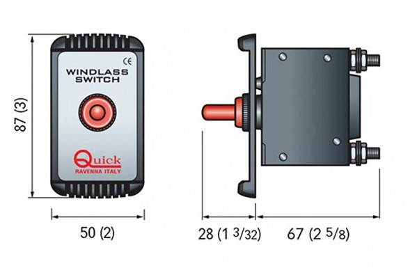 Автоматический предохранитель, 80A.