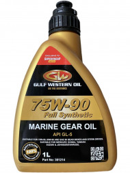 Трансмиссионное масло GULF WESTERN MARINE GEAR OIL 75W-90 1л.