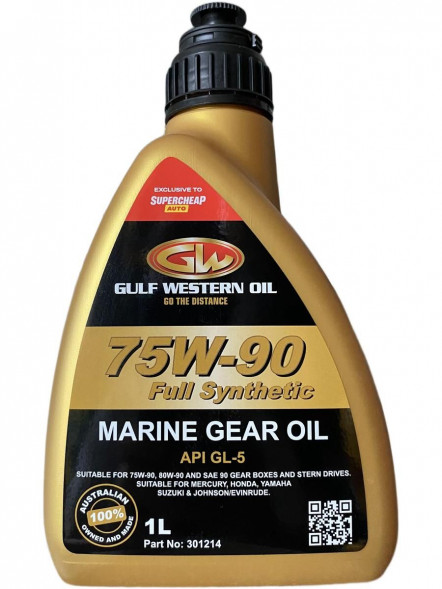 Трансмиссионное масло GULF WESTERN MARINE GEAR OIL 75W-90 1л.