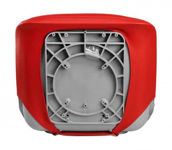 Кресло для катера (яхты) складное мягкое SKIPPER, цвет серый/красный (упаковка из 4 шт.) (MR10057_pkg_4)