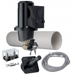 Подруливающее устройство под тоннель диам. 110 мм, с кабелем и пультом упр., 1,3 кВт, упор 25 кгс, с тоннелем в компл.