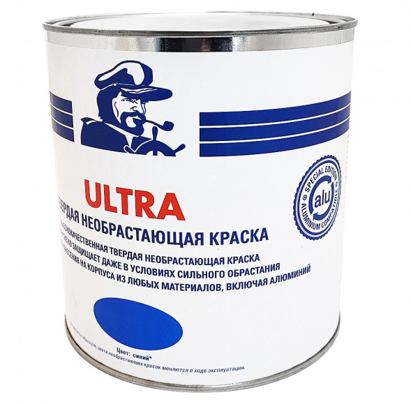 Необрастающая краска Мореман Ultra, синяя, 2,5 л