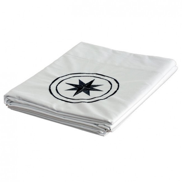 Простынь «Free style» с наволочкой, 280x130 см, белая