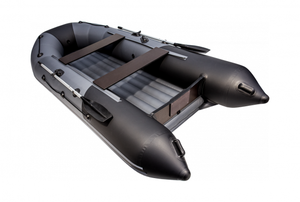 Надувная лодка ПВХ, Таймень NX 3600 НДНД PRO, графит/черный