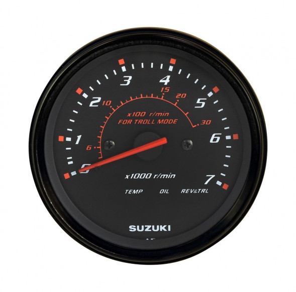 Тахометр 4&quot;, 7000 об/мин, Suzuki DF40A-200A, черный