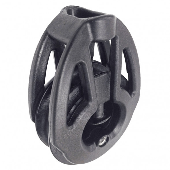 Блок О30 одношкивный диам.30мм облегченный под трос 6мм