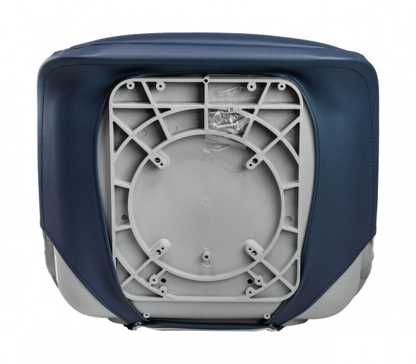 Кресло складное мягкое SKIPPER, цвет серый/синий (упаковка из 4 шт.)