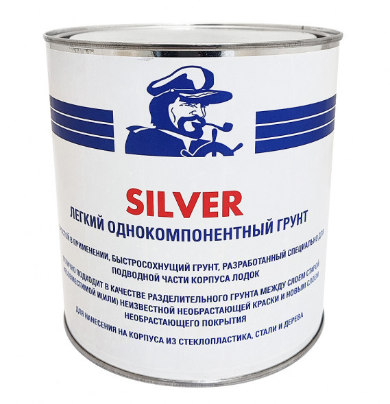 Грунт однокомпонентный Мореман Silver, 2,5 л