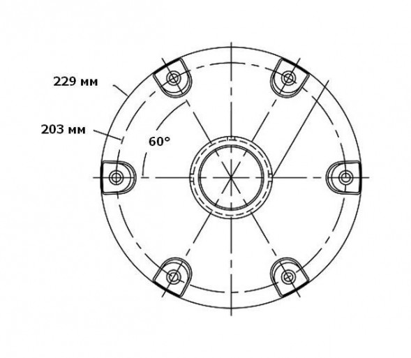 Стойка COLUMBIA под сиденье регулируемая 370-500 мм &quot;газлифт&quot;, стойка 73 мм, основание 230 мм
