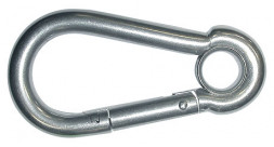 Карабин стандартный с рымом &quot;Мореман&quot;, 60x6 мм