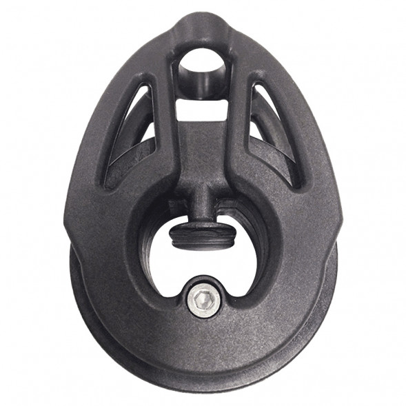 Блок О40 одношкивный диам.40мм облегченный под трос 8мм