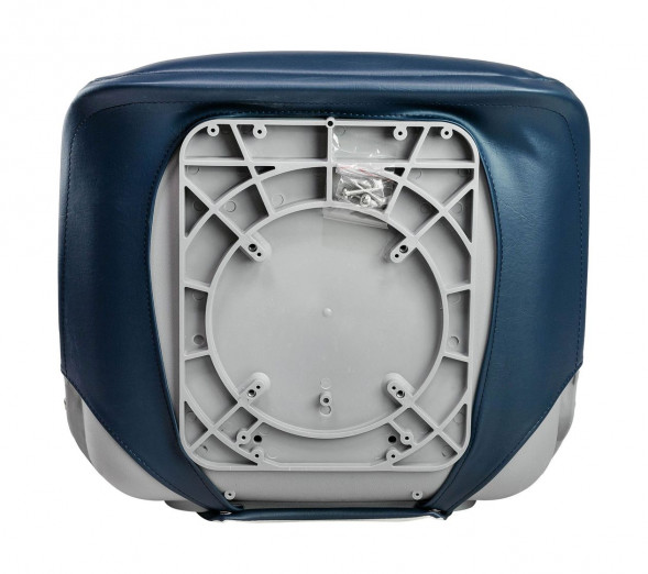 Кресло складное мягкое SKIPPER, цвет синий/белый (упаковка из 4 шт.)