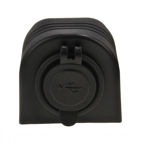 Разъем USB 5В 3.1А для крепления на приборную панель, чёрный