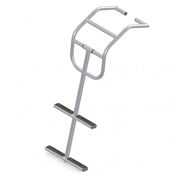 Трап дайверский для надувных лодок, 2 серых ступени (ширина 360 мм.)