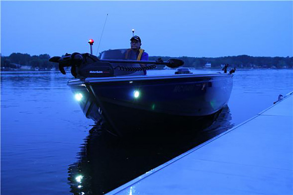 Фара светодиодная (швартовные огни), пара, корпус из нержавеющей стали