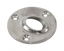 Основание стойки леера 1&quot; (25.4 мм), 45 град, круглое под сварку