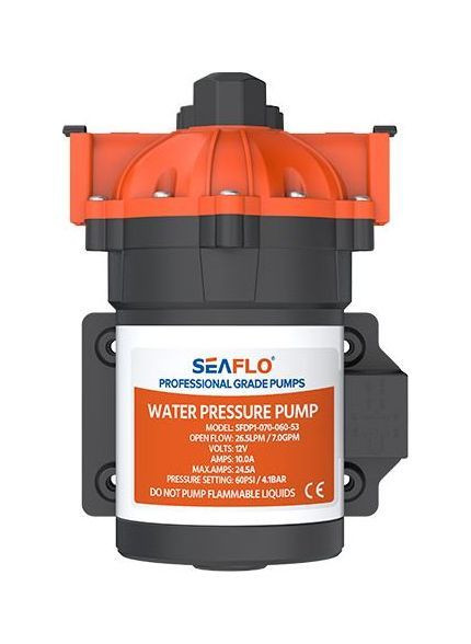 Помпа водоподающая мембранная SeaFlo, 12 В, 26.5 л/мин, 4.1 бар