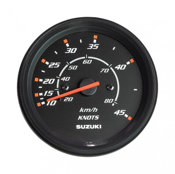 Спидометр Suzuki 4&quot;, 80 км/ч, 45 узлов, черный