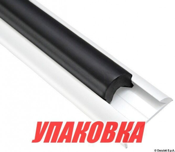 Вставка из ПВХ черная, бухта 24 м. (упаковка из 4 бухт)