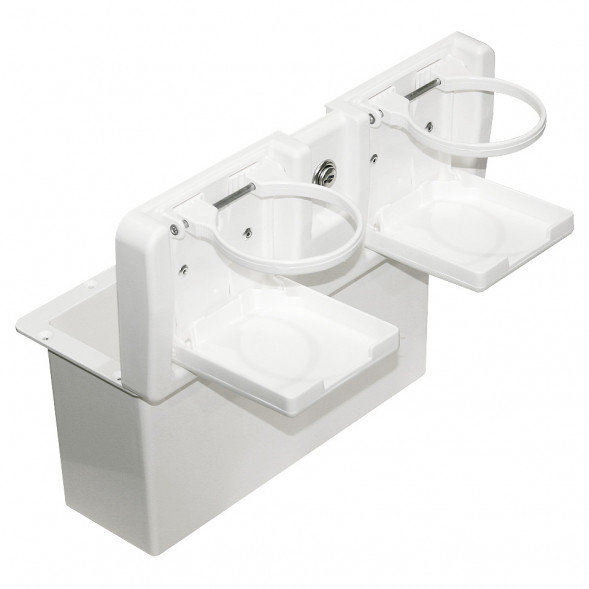 Бокс для мелочей с замком и подстаканинками