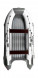 Надувная лодка ПВХ, RiverBoats RB 390 НДНД, серо-белый
