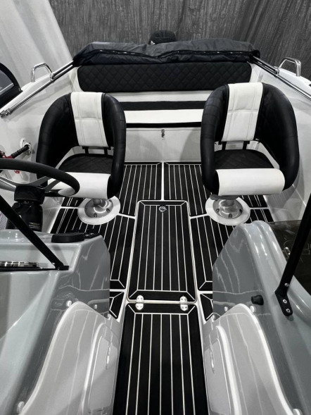 Комплект палубного покрытия для Феникс 510BR, тик черный, с обкладкой, Marine Rocket