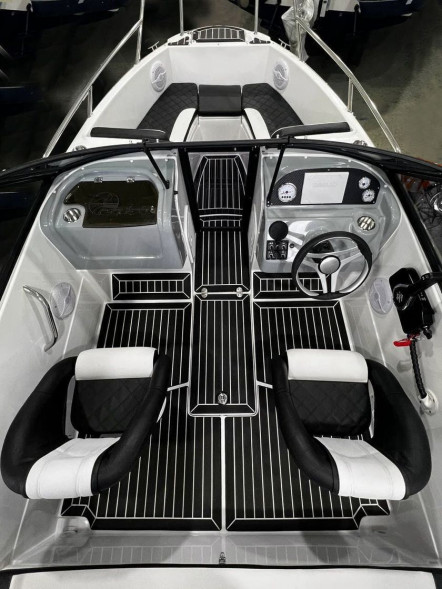 Комплект палубного покрытия для Феникс 510BR, тик черный, с обкладкой, Marine Rocket