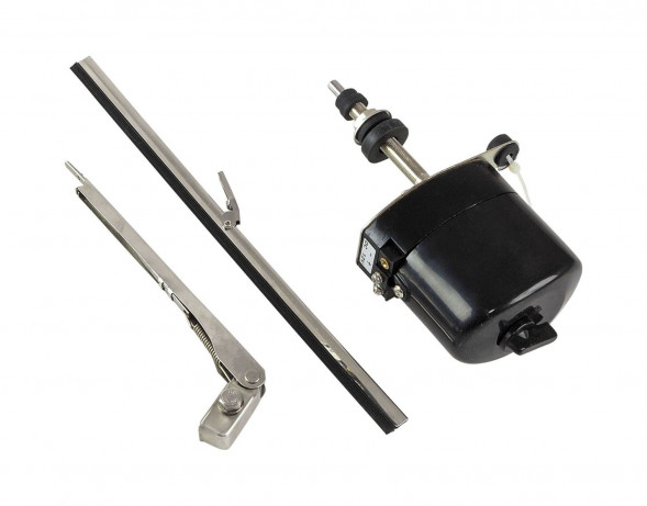 Электропривод стеклоочистителя 12 В с щеткой 280мм (11&quot;) черный