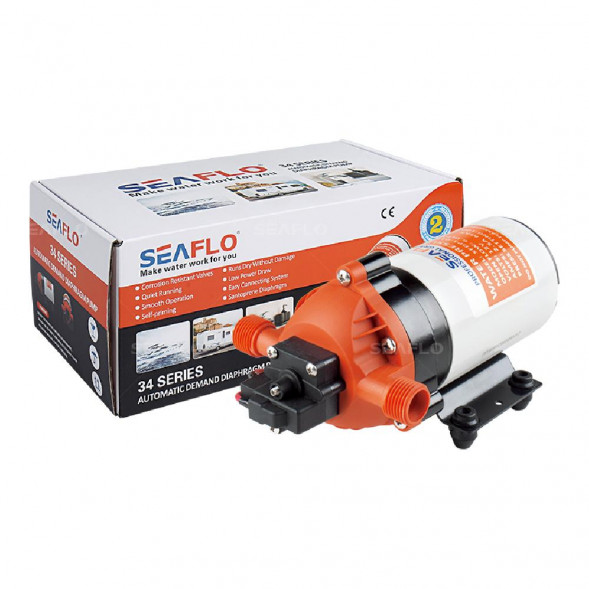 Помпа водоподающая SeaFlo мембранная, 12V 6 л/мин, 6.9 BAR
