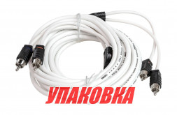2-х канальный межблочный кабель из 100% меди для морского применения RCA 7,6 м. MOFCR-25FT, DS18 (упаковка из 10 шт.)
